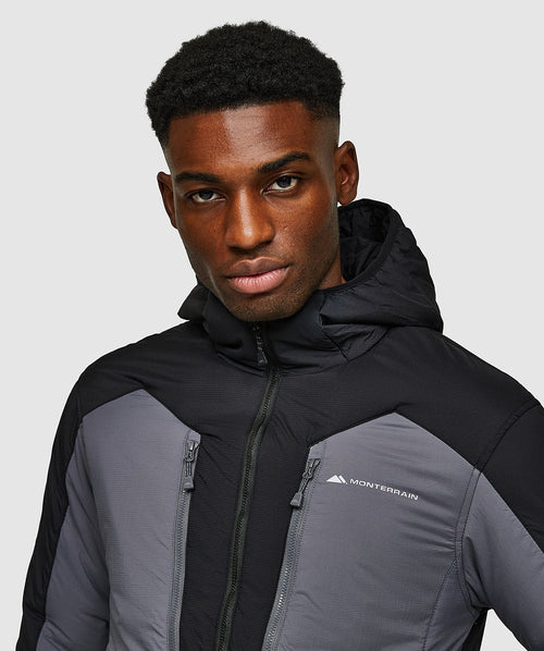 Doudoune Monterrain Esker 2.0 Insulated - Gris/Noir - FootKorner Testing