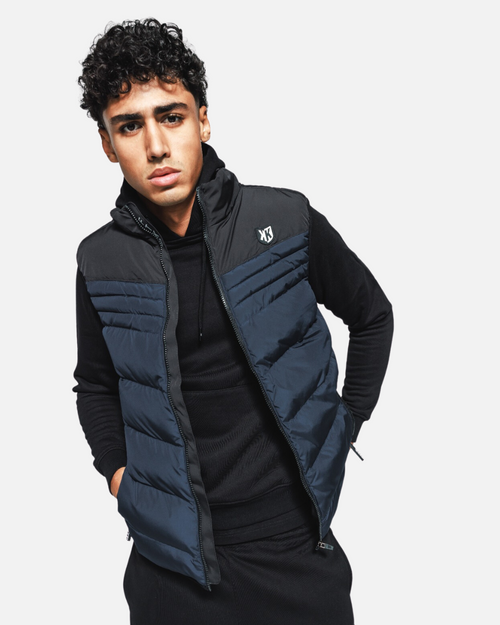 Doudoune sans manches FK Copa - Marine/Noir - FootKorner Testing