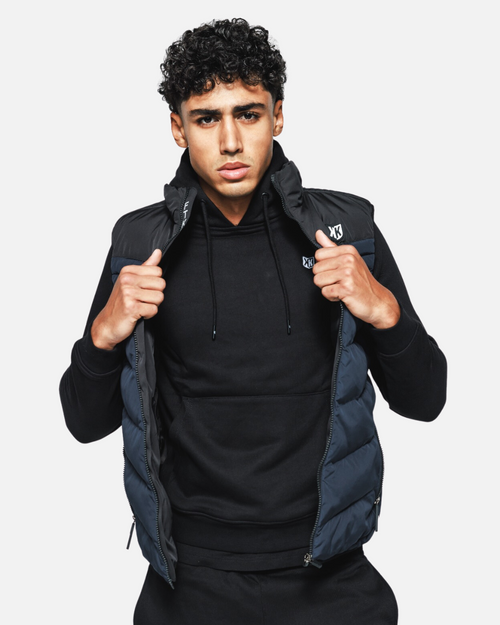 Doudoune sans manches FK Copa - Marine/Noir - FootKorner Testing