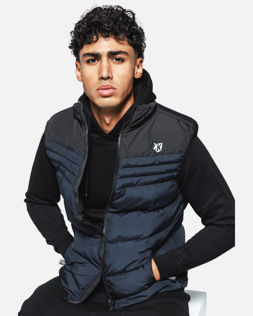 Doudoune sans manches FK Copa - Marine/Noir - FootKorner Testing