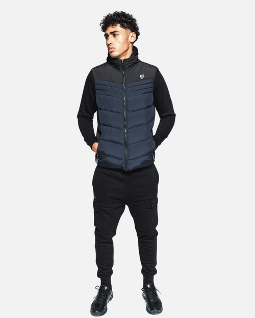 Doudoune sans manches FK Copa - Marine/Noir - FootKorner Testing