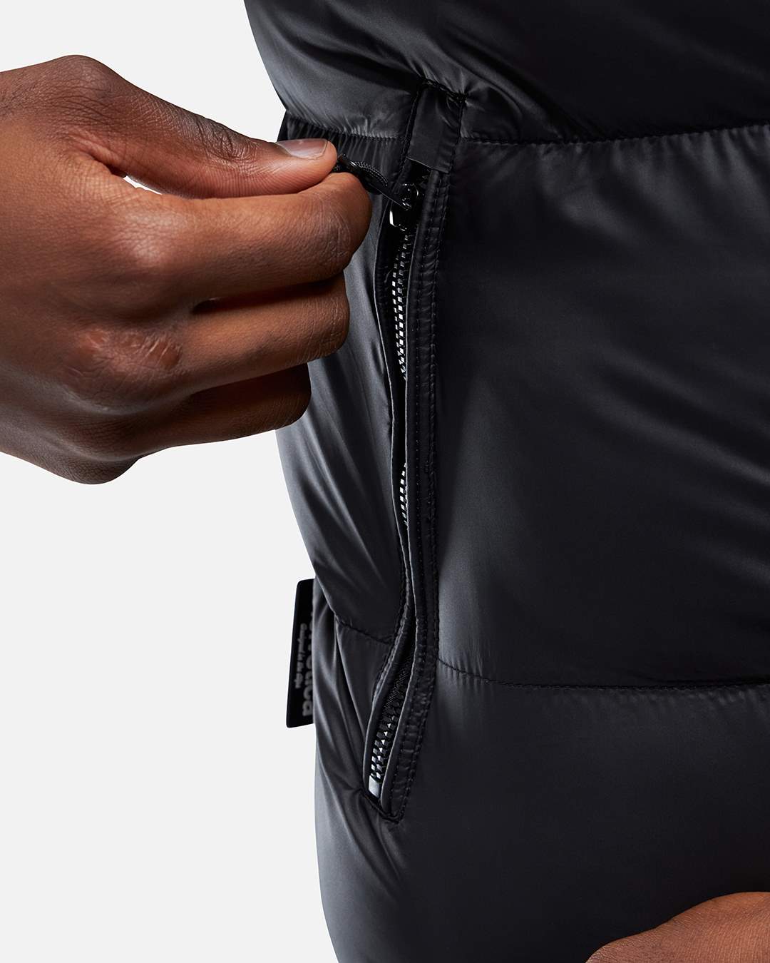 FootKorner TestingDoudoune sans manches Helvetica Silver - Noir