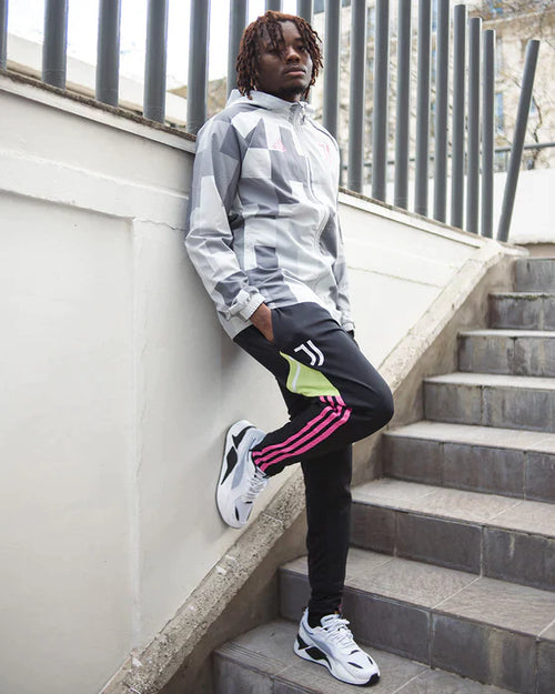 Pantalon de survêtement Juventus - Noir/Rose - FootKorner Testing