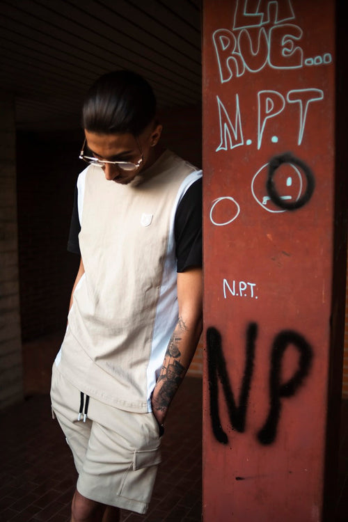 Ensemble FK Canto - Beige/Blanc/Noir - FootKorner Testing