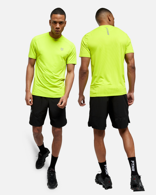 Ensemble FK Performance Record - Jaune Fluo/Noir - FootKorner Testing