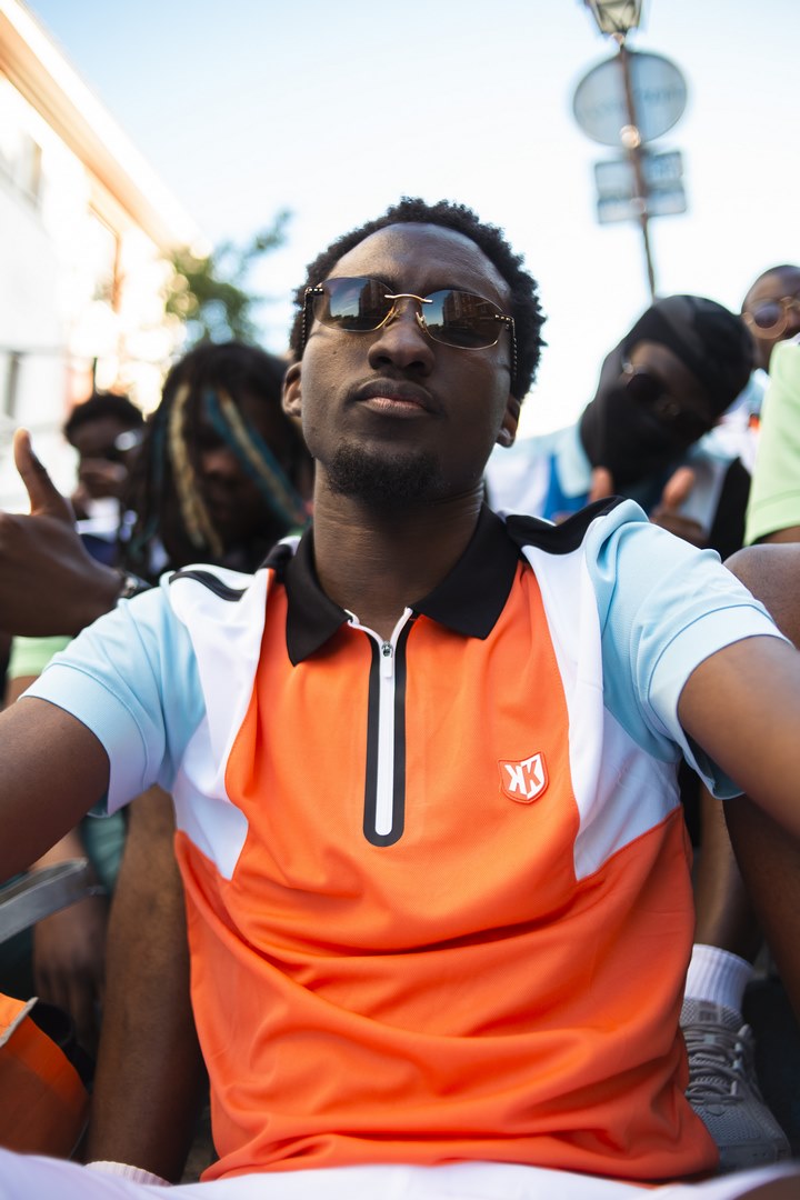 FootKorner TestingEnsemble FK Squad - Orange/Blanc/Bleu