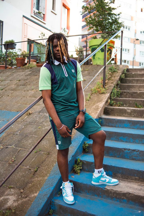 Ensemble FK Squad - Vert/Bleu/Blanc - FootKorner Testing