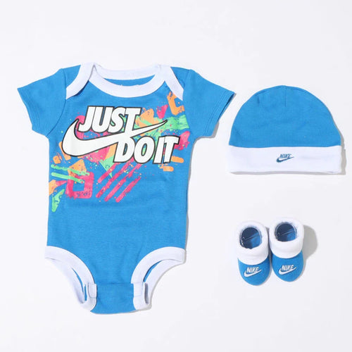 Ensemble Nike Bébé Just Do It - Bleu/Blanc - FootKorner Testing