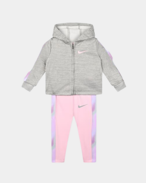 Ensemble Nike Bébé Therma-Fit - Gris/Rose - FootKorner Testing
