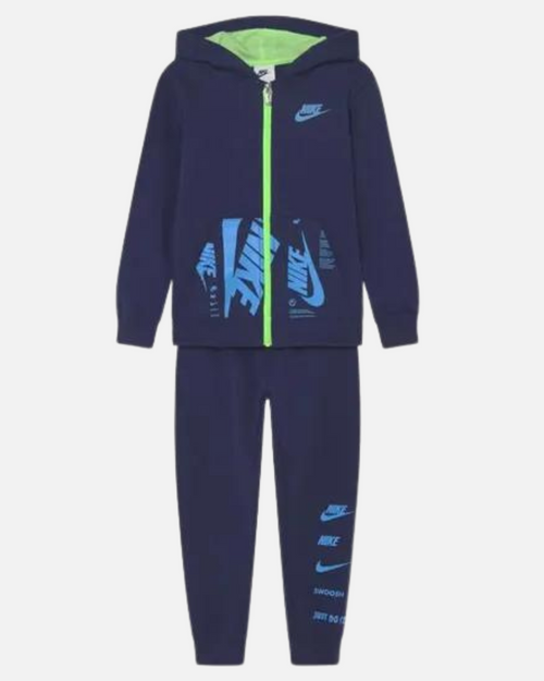 Ensemble Nike Fleece Po et Jogger Enfant - Bleu - FootKorner Testing