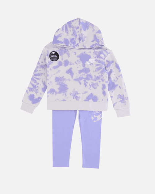 Ensemble Nike Cloud Wash Enfant - Violet/Blanc - FootKorner Testing