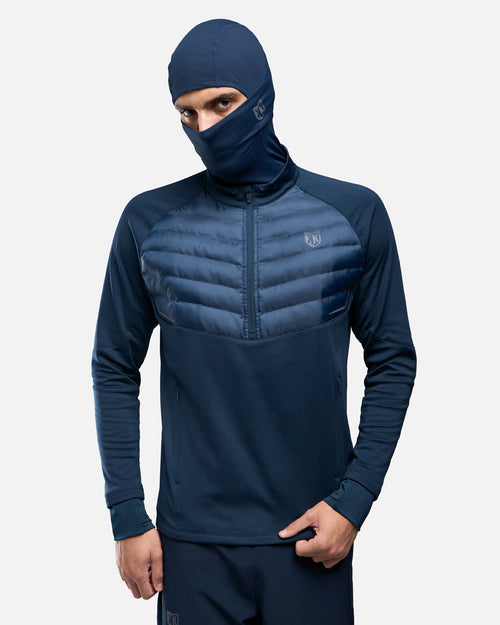 Haut 1/2 Zip FK Rocks Cagoule Intégrée - Marine - FootKorner Testing
