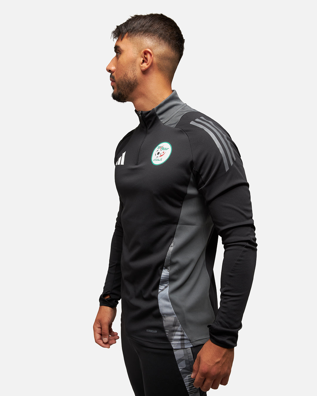 FootKorner TestingHaut d'entraînement Algérie 2024 - Noir