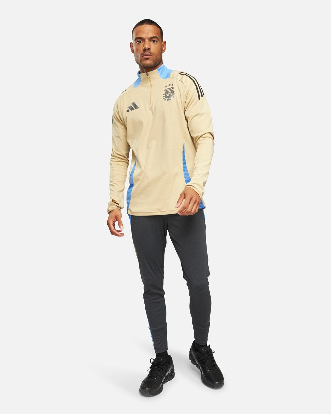 FootKorner TestingHaut d'entrainement Argentine 2024 - Beige/Bleu