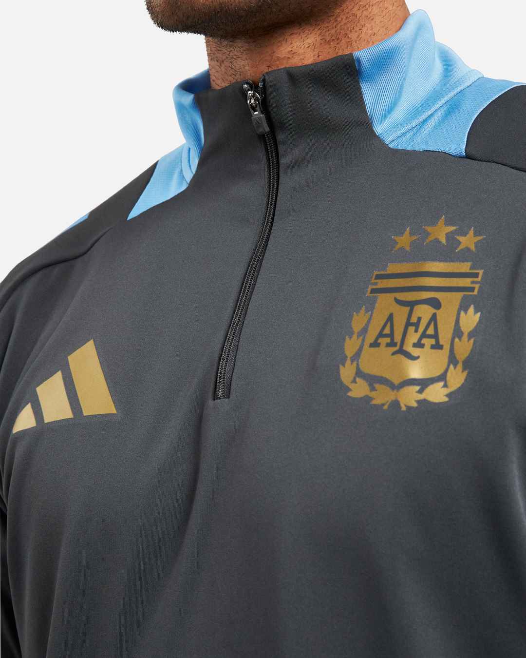 FootKorner TestingHaut d'entrainement Argentine 2024 - Gris/Bleu