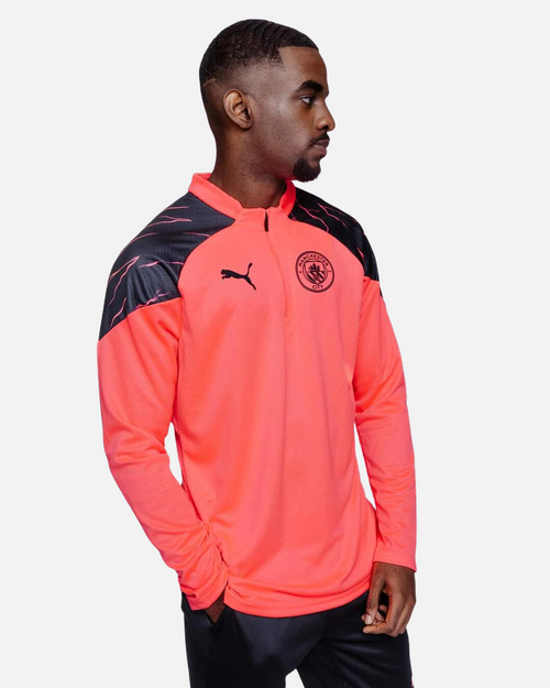 Haut d'entrainement Manchester City - Rose/Noir - FootKorner Testing