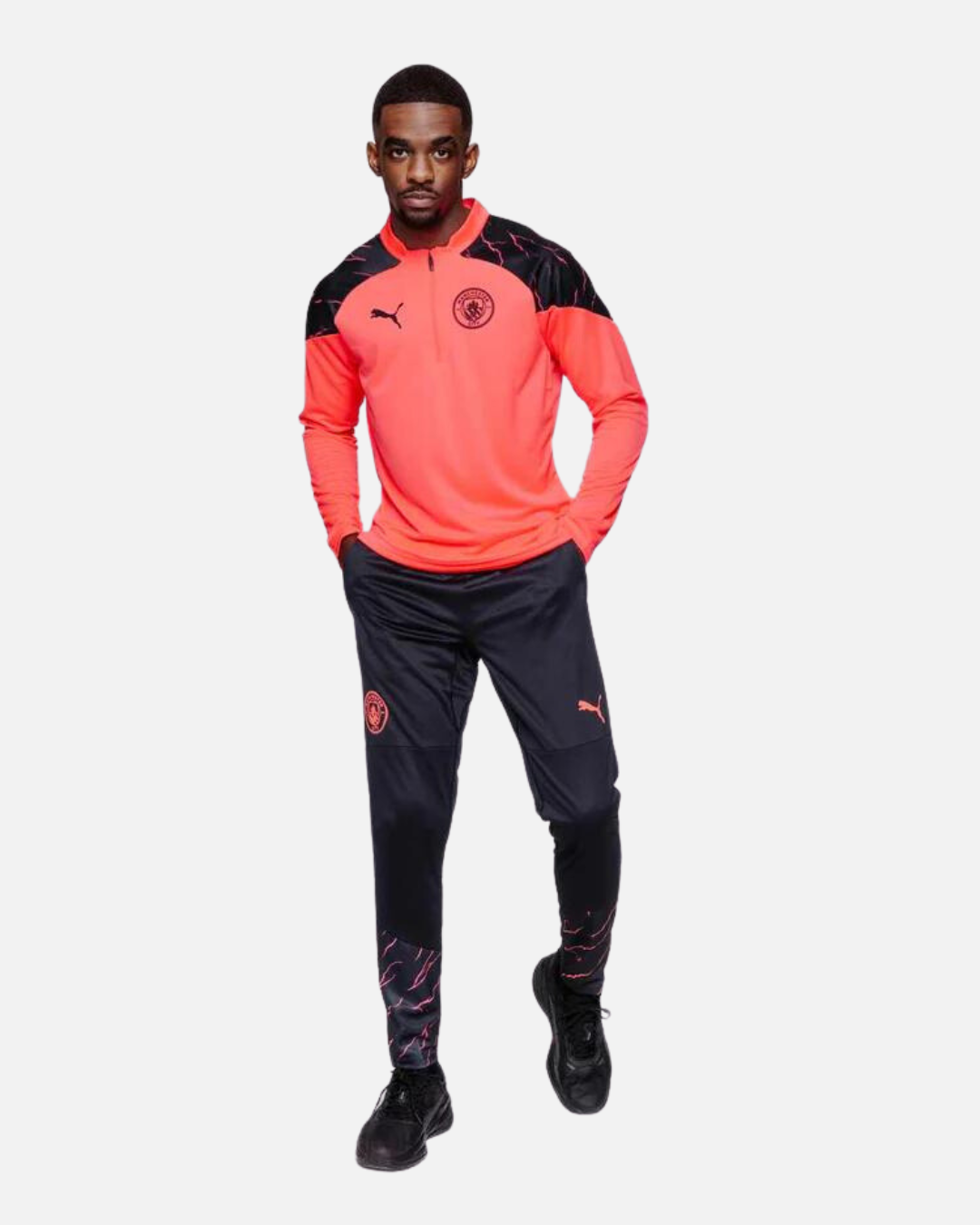 FootKorner TestingHaut d'entrainement Manchester City - Rose/Noir