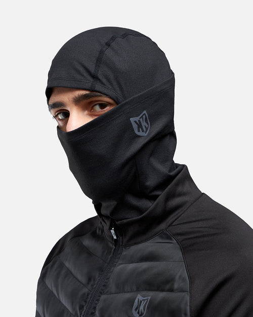 Haut FK Rocks 1/2 Zip Cagoule Intégrée - Noir - FootKorner Testing
