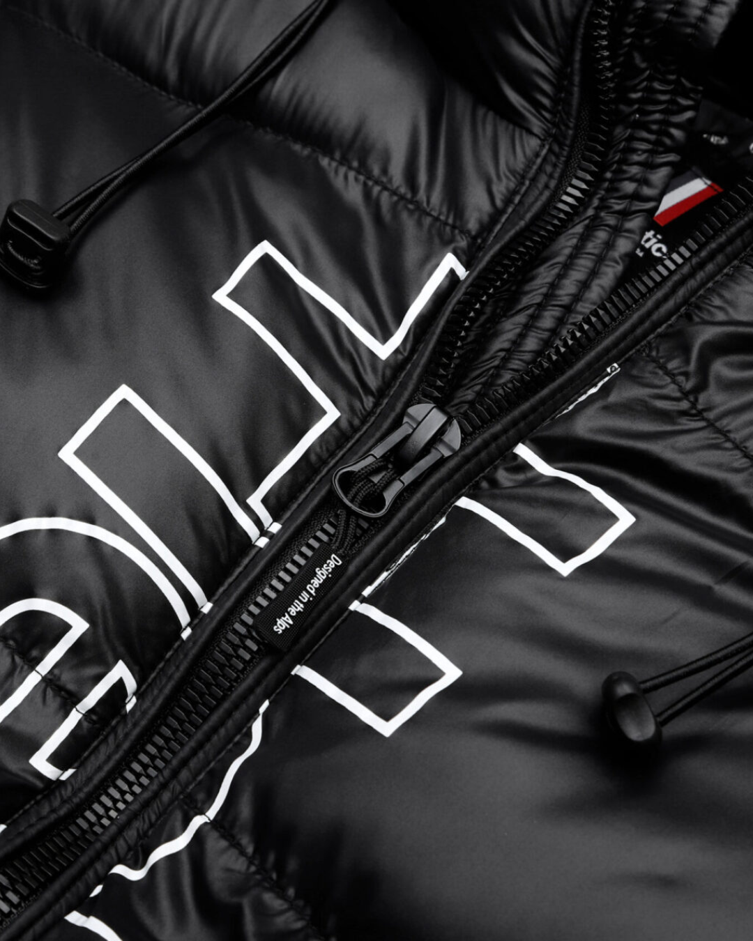 FootKorner TestingDoudoune Helvetica Silver 2  - Noir