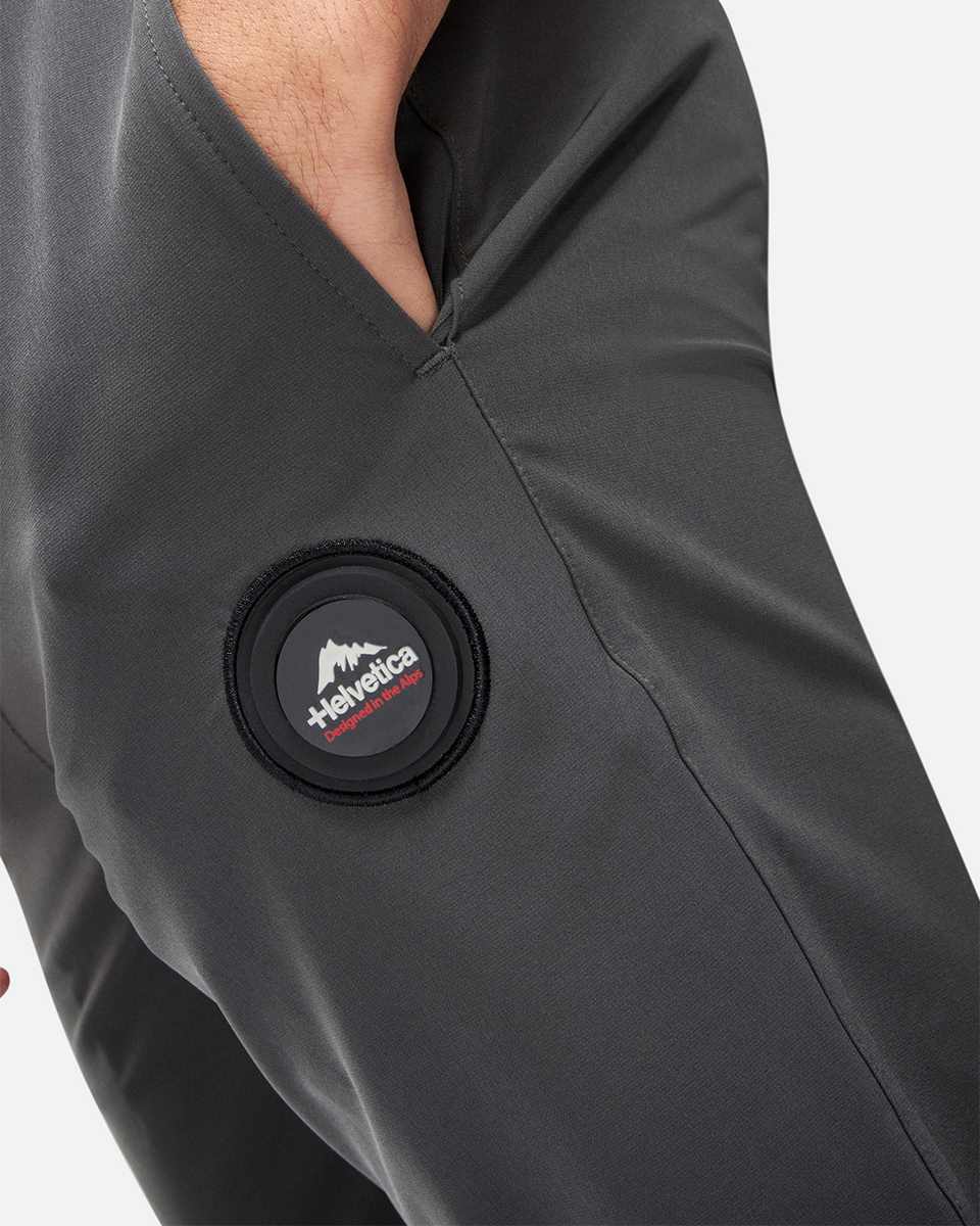 FootKorner TestingPantalon jogging Helvetica Terra - Gris