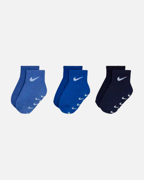 Lot de 3 paires de chaussettes Nike Bébé - Bleu - FootKorner Testing