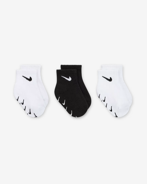 Lot de 3 paires de chaussettes Nike Bébé - Noir/Blanc - FootKorner Testing
