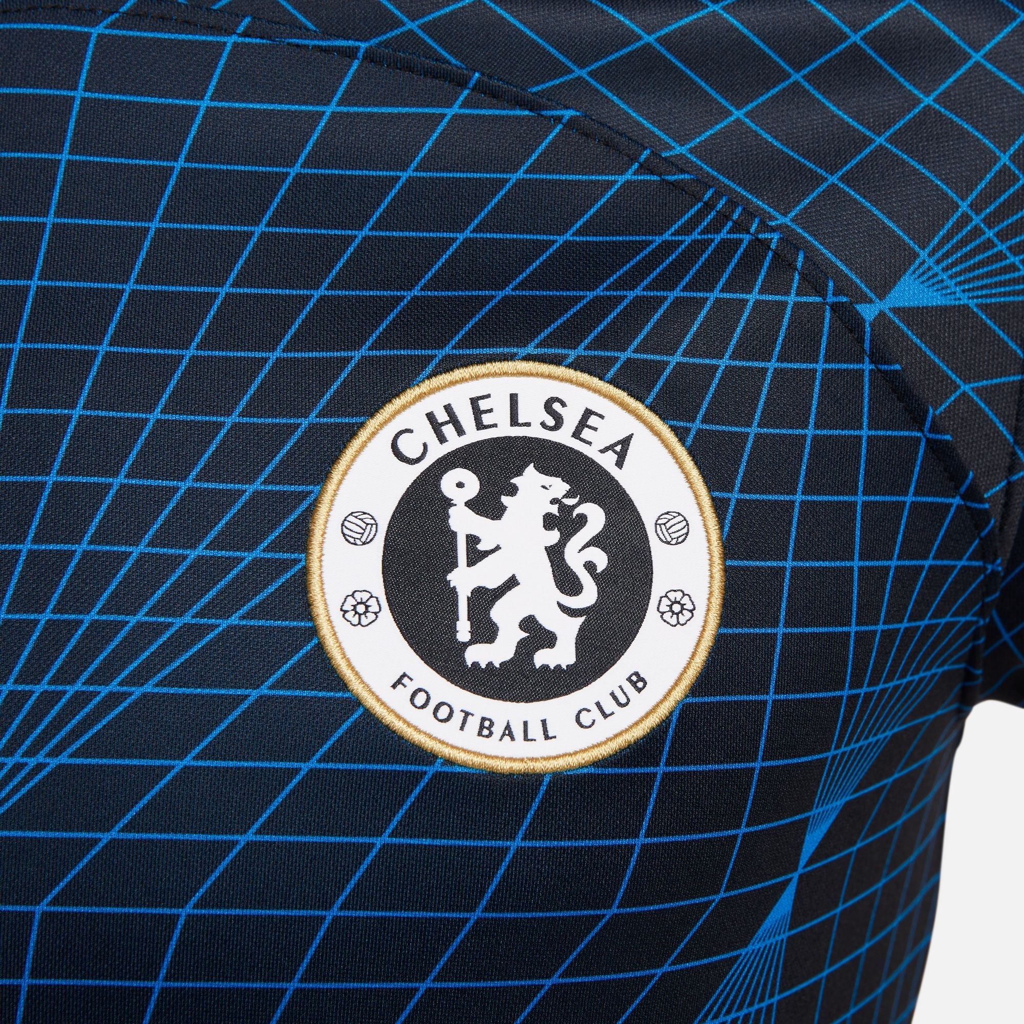 FootKorner TestingMaillot Chelsea extérieur - Noir/Bleu/Or