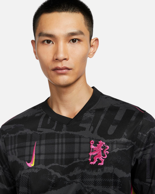 Maillot Chelsea Third 2024/2025 - Noir/Rose - FootKorner Testing