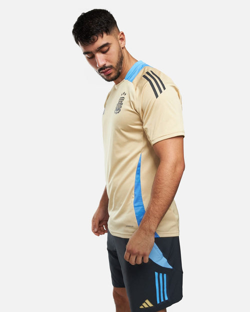 Maillot d'entrainement Argentine 2024 - Beige/Bleu - FootKorner Testing