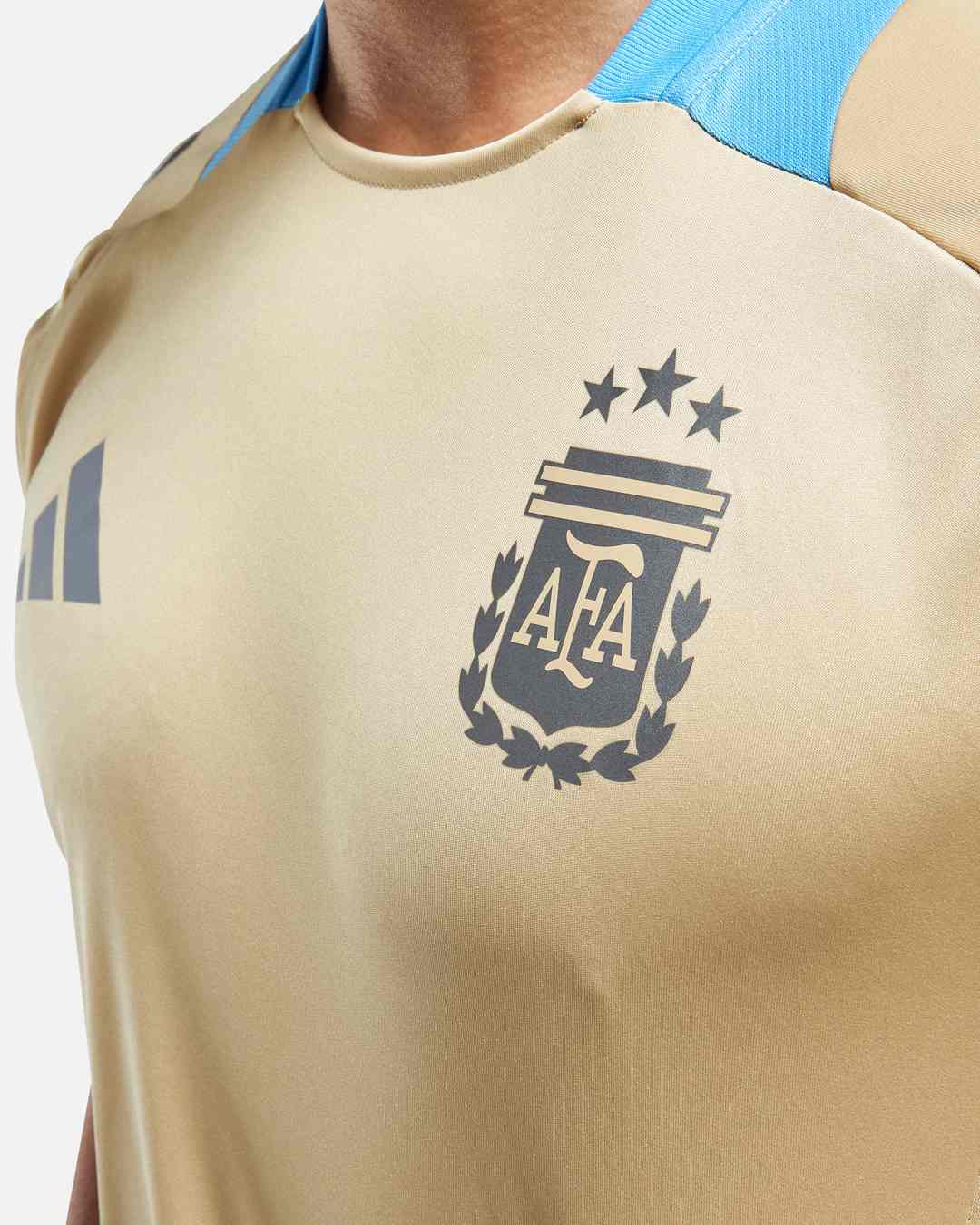FootKorner TestingMaillot d'entrainement Argentine 2024 - Beige/Bleu