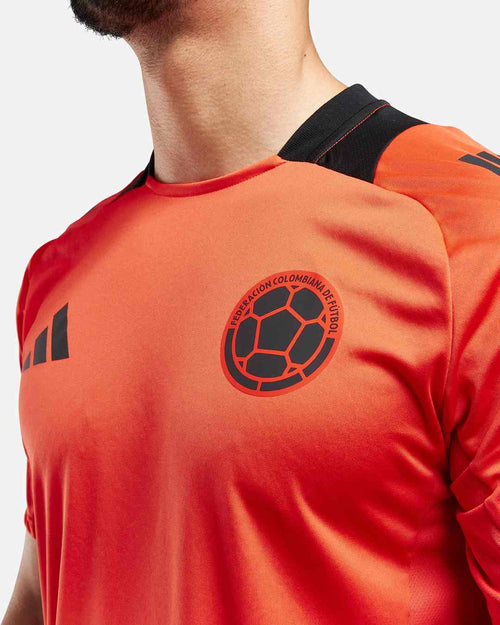 Maillot d'entrainement Colombie 2024 - Orange/Noir - FootKorner Testing