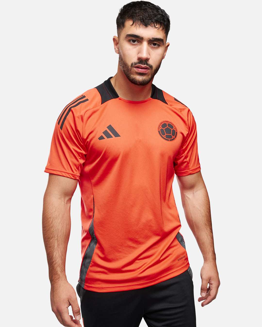 FootKorner TestingMaillot d'entrainement Colombie 2024 - Orange/Noir