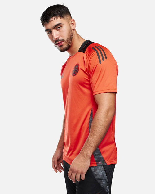 Maillot d'entrainement Colombie 2024 - Orange/Noir - FootKorner Testing