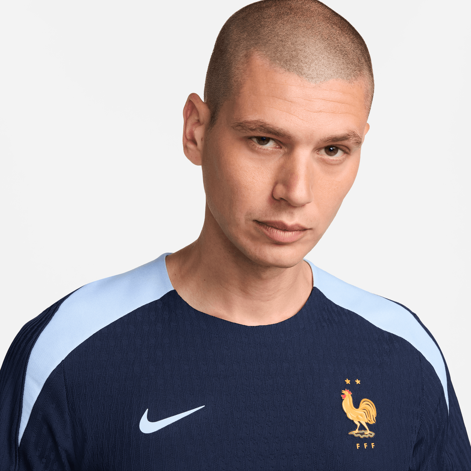 FootKorner TestingMaillot d'entrainement Equipe de France Elite 2024 - Marine/Bleu