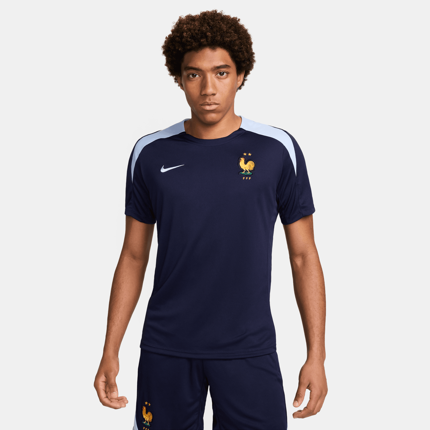 FootKorner TestingMaillot d'entrainement Equipe de France 2024 - Marine/Bleu