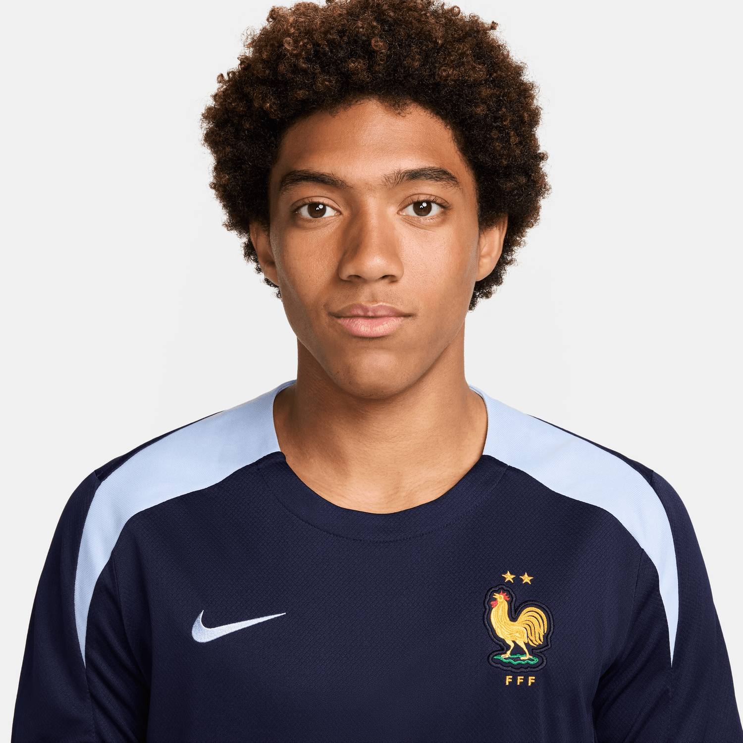 FootKorner TestingMaillot d'entrainement Equipe de France 2024 - Marine/Bleu