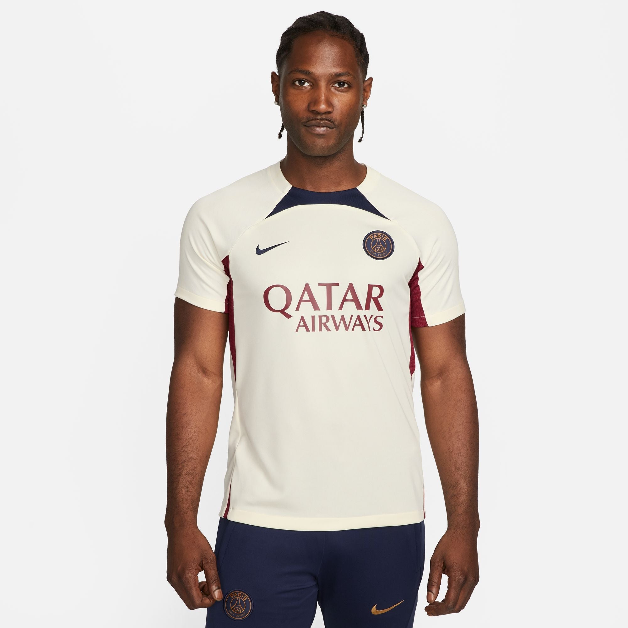 FootKorner TestingMaillot d'entrainement PSG - Beige/Rouge/Bleu