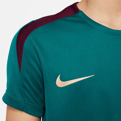Maillot d'entrainement PSG Junior 2024/2025 - Vert/Bordeaux - FootKorner Testing