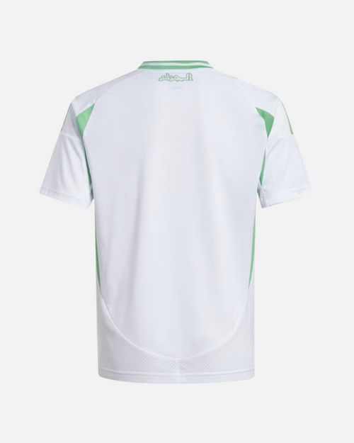 Maillot Domicile Algérie 2024/2025 Junior - Blanc/Vert - FootKorner Testing