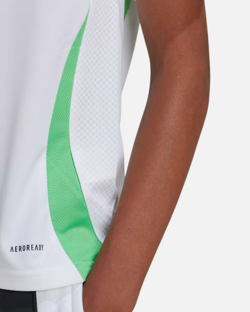Maillot Domicile Algérie 2024/2025 Junior - Blanc/Vert - FootKorner Testing