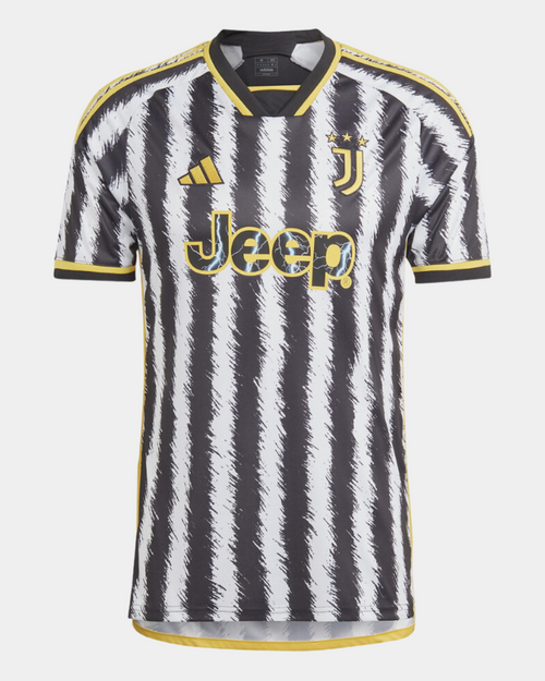 Maillot Domicile Juventus - Noir/Blanc/Jaune - FootKorner Testing