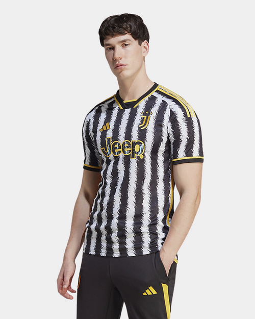 Maillot Domicile Juventus - Noir/Blanc/Jaune - FootKorner Testing