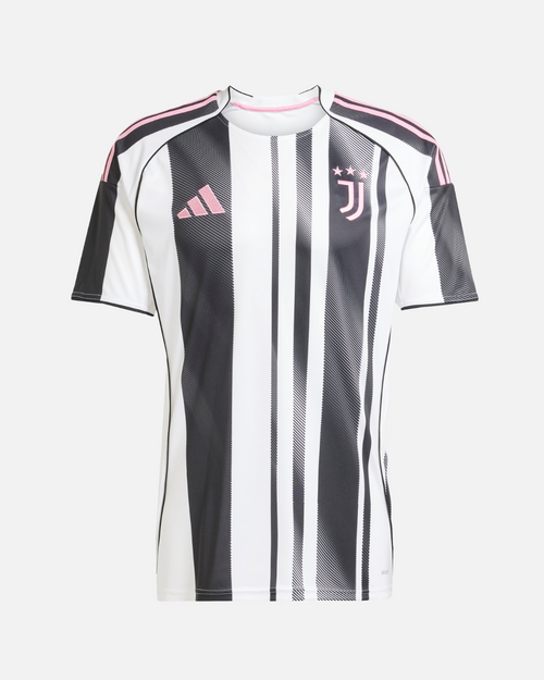 Maillot Domicile Juventus 2025/2026 - Blanc/Noir/Rose - FootKorner Testing