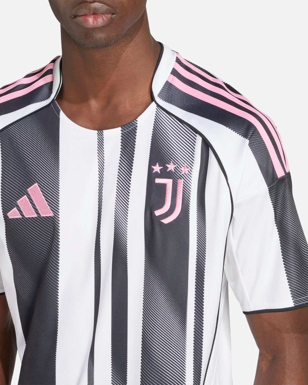 FootKorner TestingMaillot Domicile Juventus 2025/2026 - Blanc/Noir/Rose