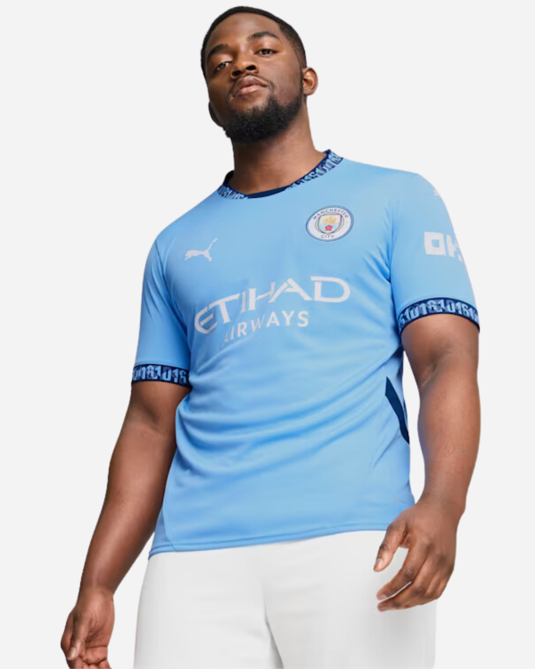 FootKorner TestingMaillot Domicile Manchester City - Bleu/Blanc