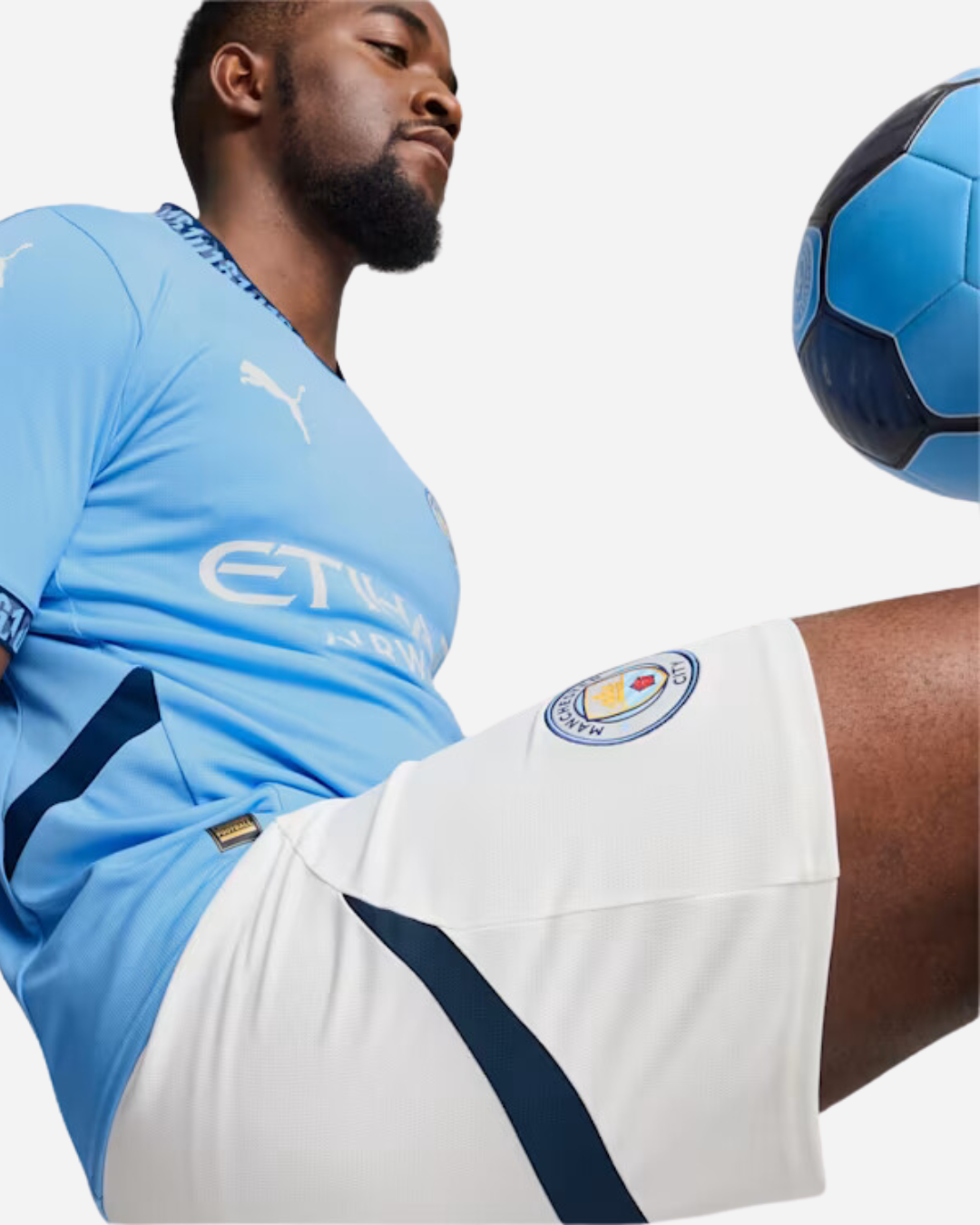 FootKorner TestingMaillot Domicile Manchester City - Bleu/Blanc