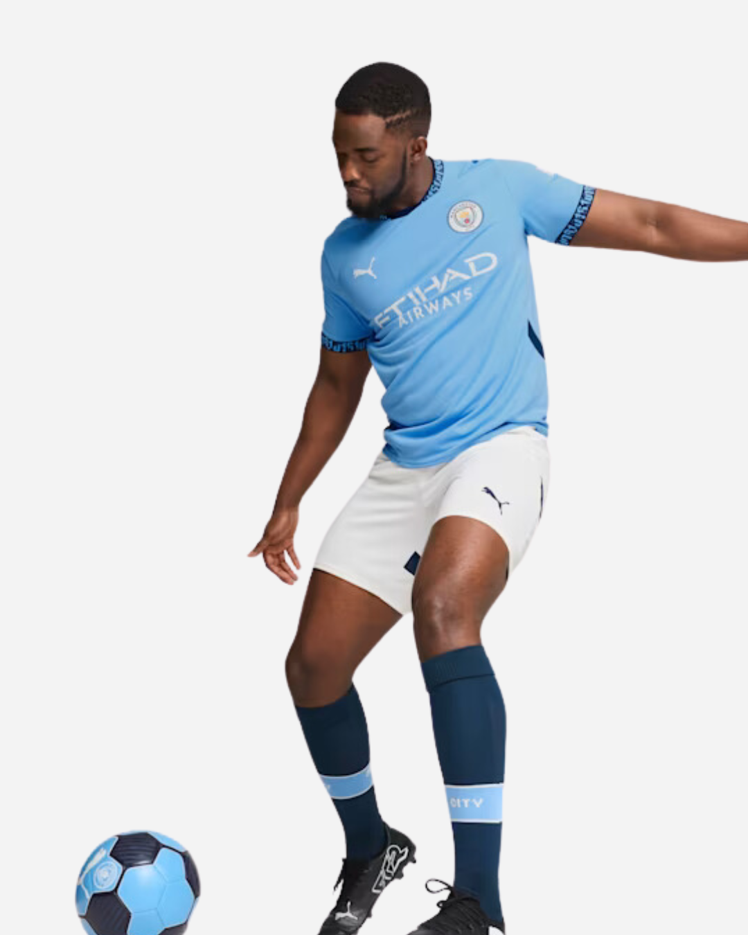 FootKorner TestingMaillot Domicile Manchester City - Bleu/Blanc