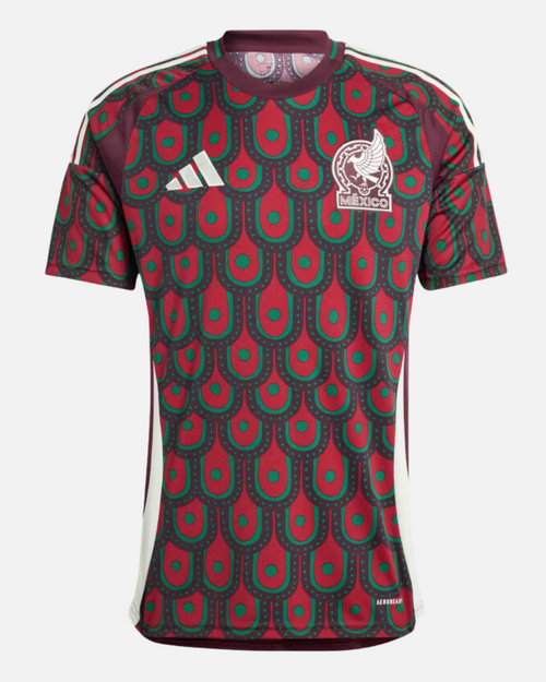Maillot Domicile Mexique 2024/2025 - Rouge/Vert - FootKorner Testing