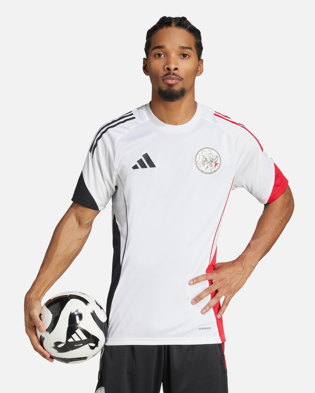 FootKorner TestingMaillot d'entrainement Ajax Amsterdam 2025/2026 - Blanc/Noir/Rouge