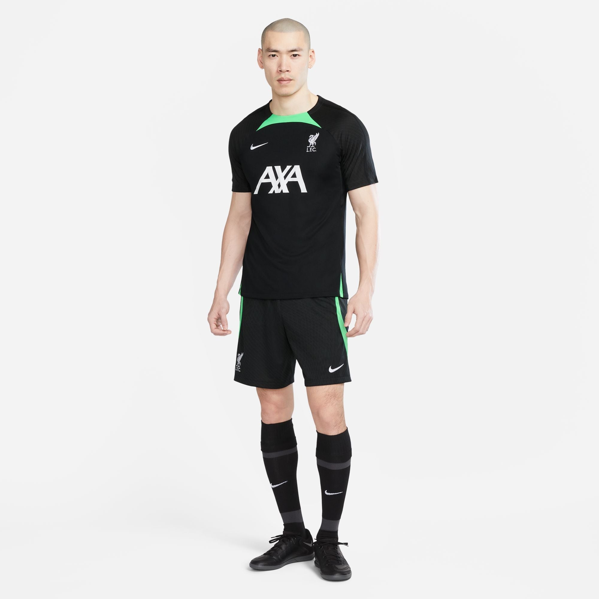 FootKorner TestingShort d'entrainement Liverpool - Noir/Vert/Blanc